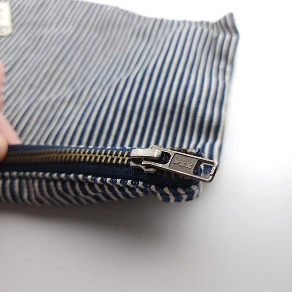 OshKosh B'gosh Vestbak Zippered Pouch Bag Railroad‎ Stripe
